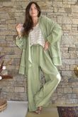 Rustic Nature Bubble Cotton Waterfall Jacket Washed Lawn